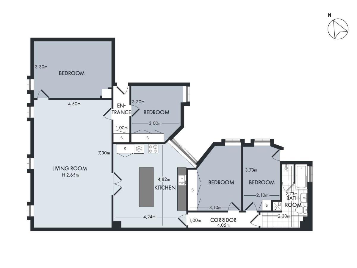 Sanders Stage - Enchanting Four-Bedroom Apartment Near Nyhavn Kodaň Exteriér fotografie